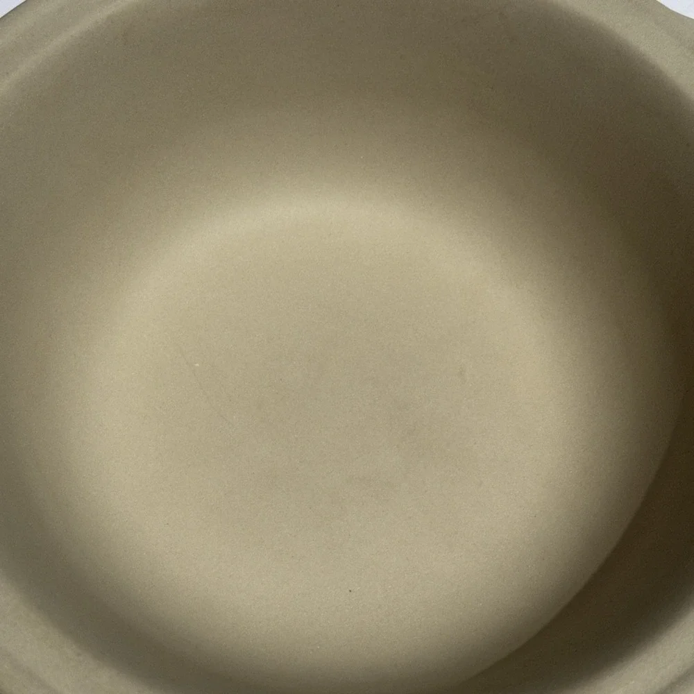 Pampered Chef Stoneware Large Mixing Baking Bowl Family Heritage 12 Inch USA EUC